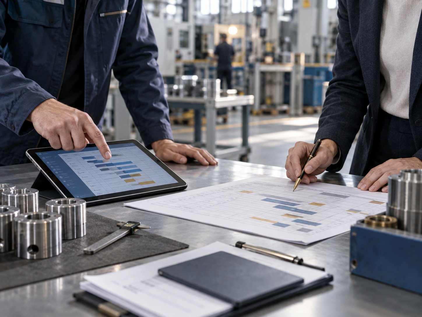 Organizzazione digitale in un ambiente produttivo